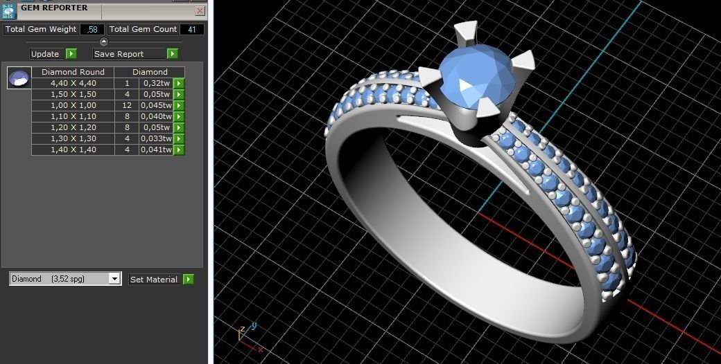 Soliter Ring Model 1920 3D print model_8