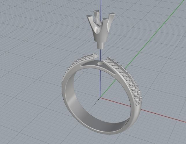 Soliter Ring Model 1920 3D print model_2