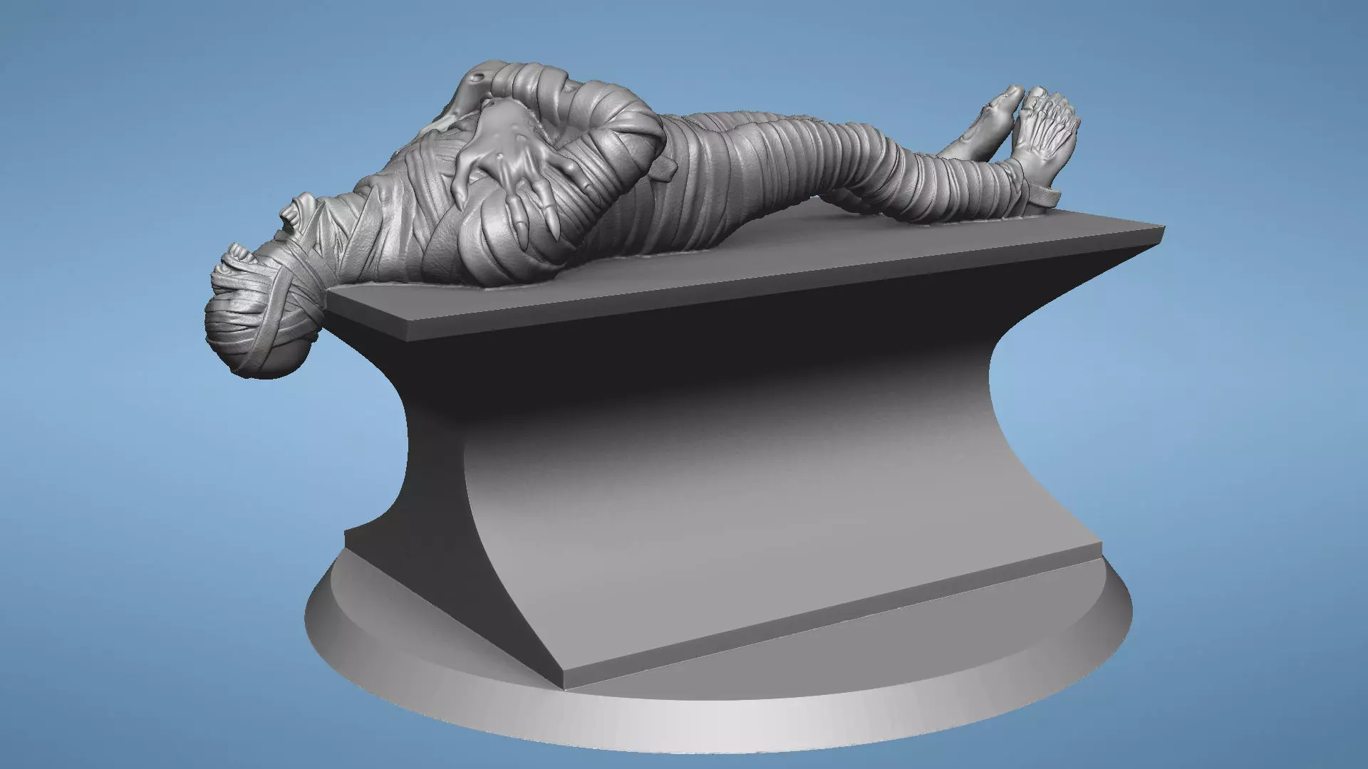 Mummy Tomb - Pen Holder Apple - Wacom - Default Pen 3D print model_0
