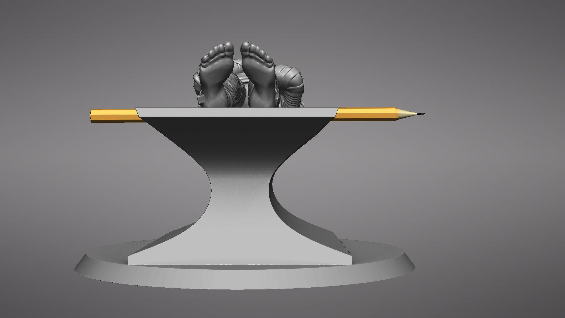 Mummy Tomb - Pen Holder Apple - Wacom - Default Pen 3D print model_37