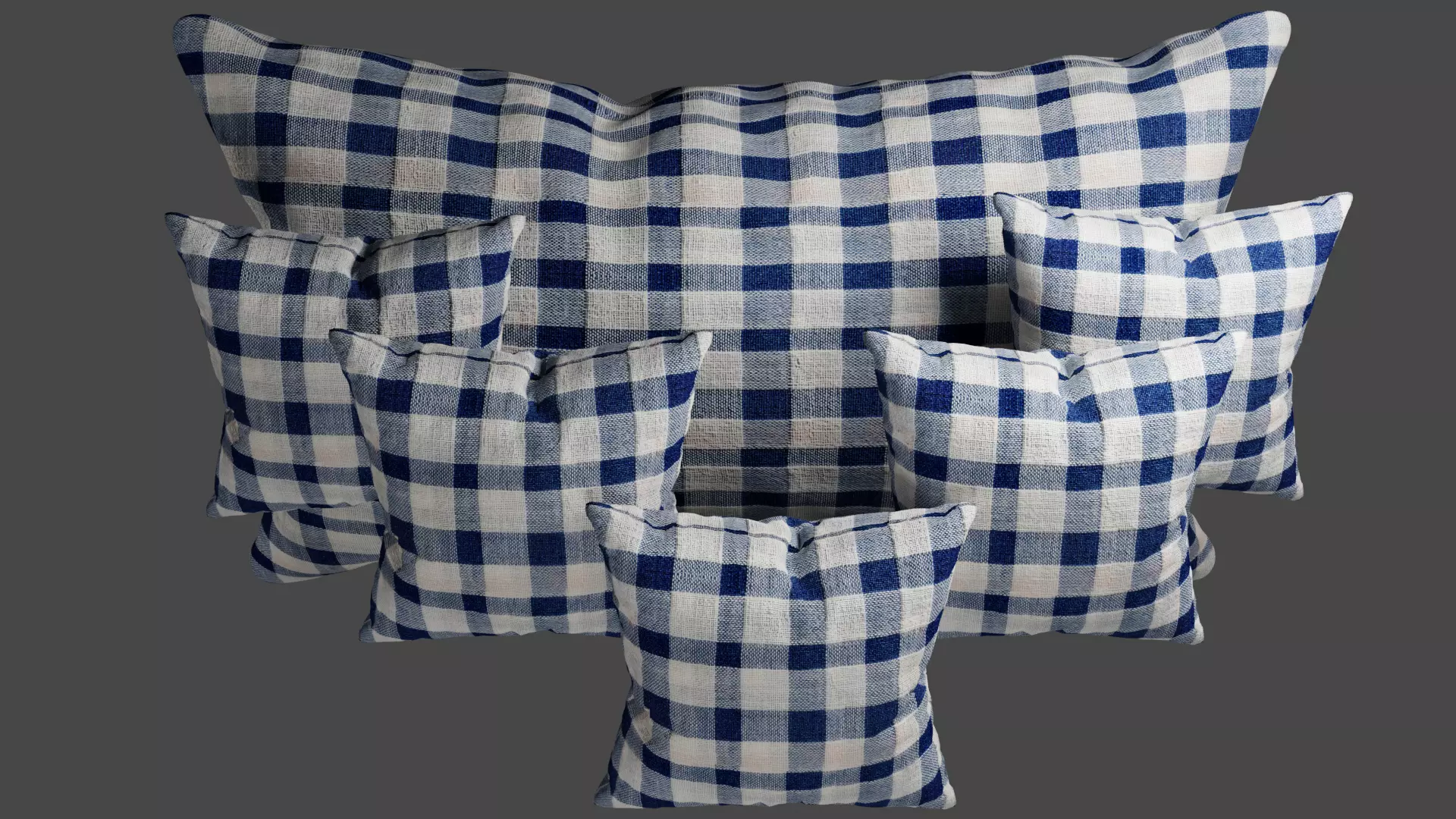 pillows set of Free 3D model