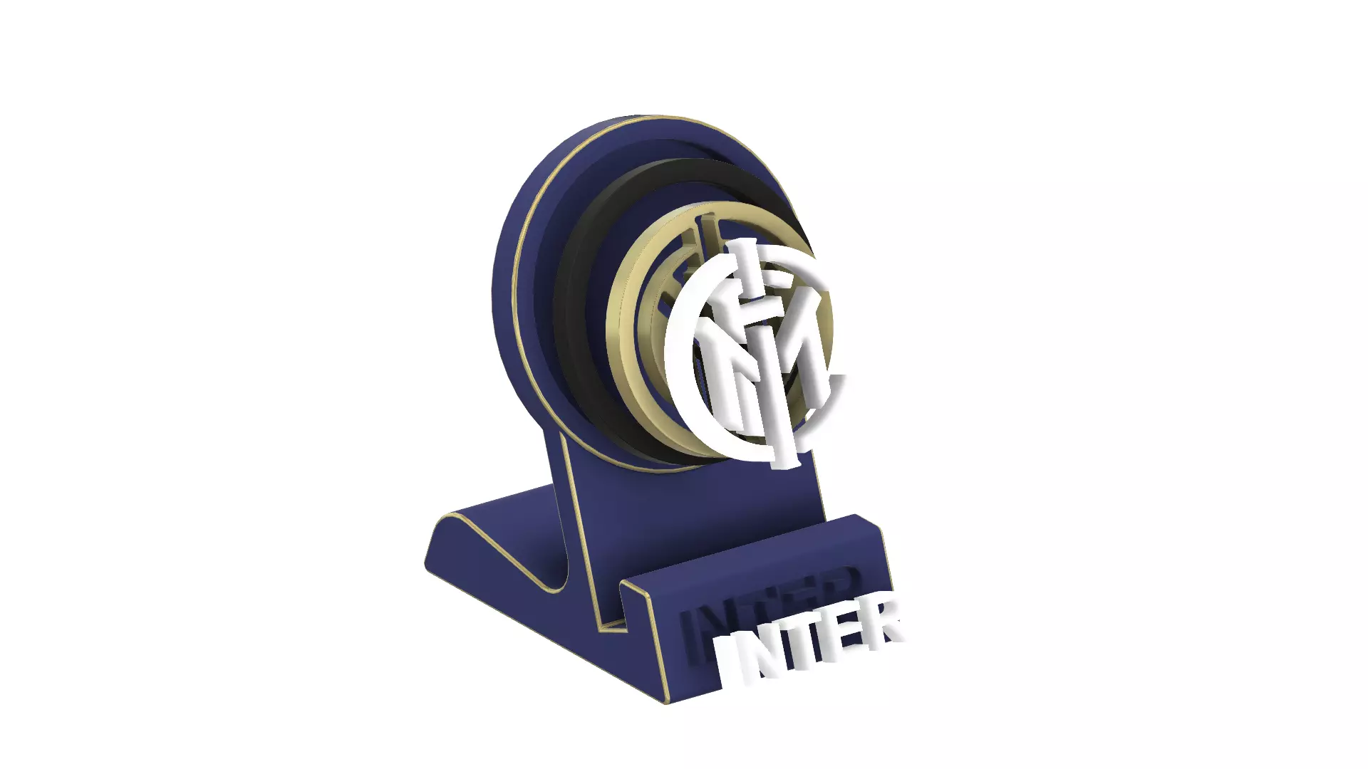 Inter Standphone or Tablet Holder 3D print model_0