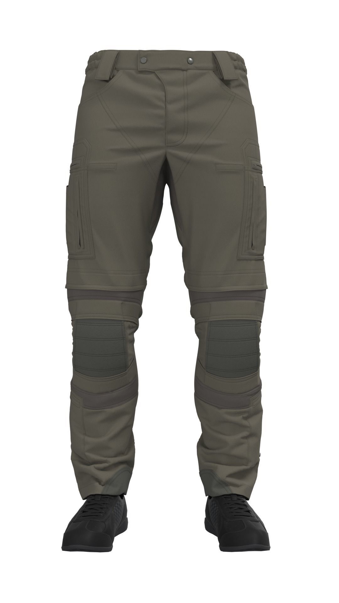 UF PRO Striker XT Eagle Gen 2 Combat pants - Marvelous Designer 3D model_3