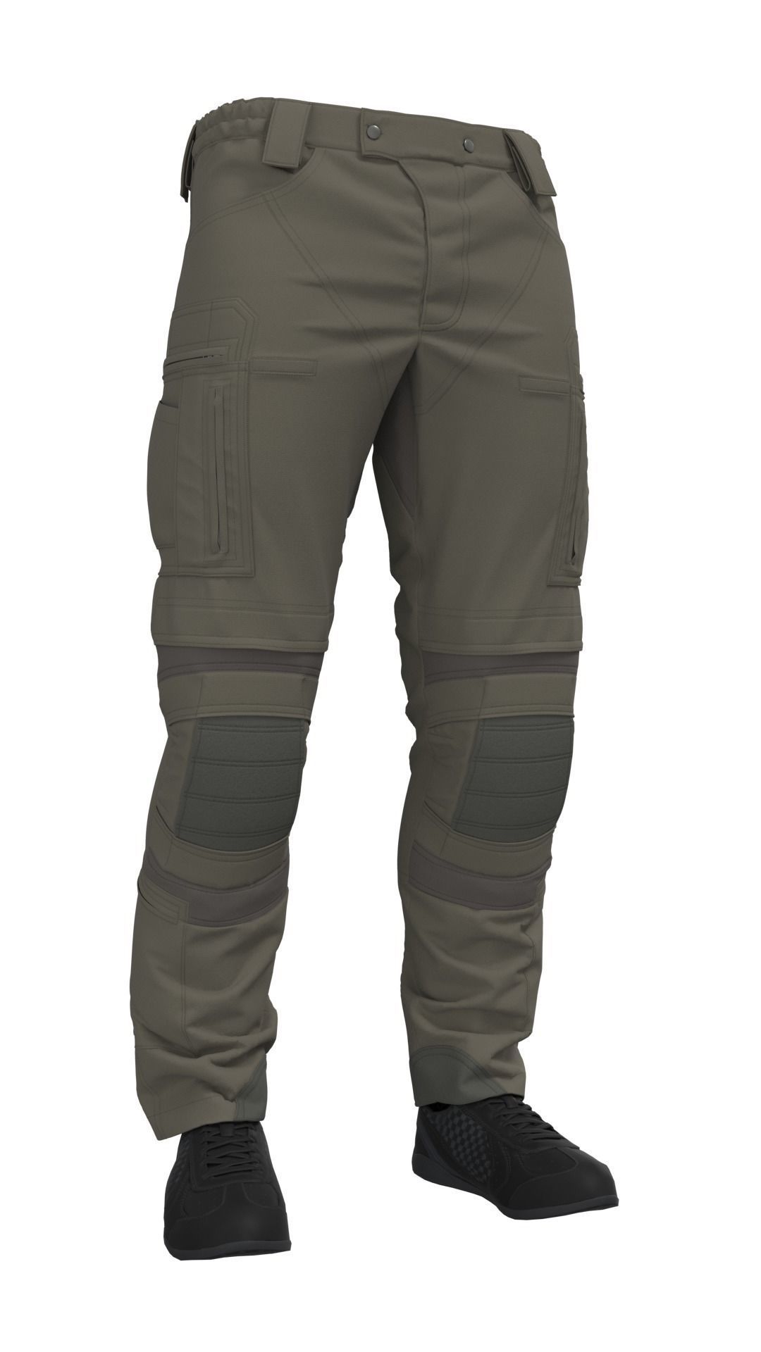 UF PRO Striker XT Eagle Gen 2 Combat pants - Marvelous Designer 3D model_4