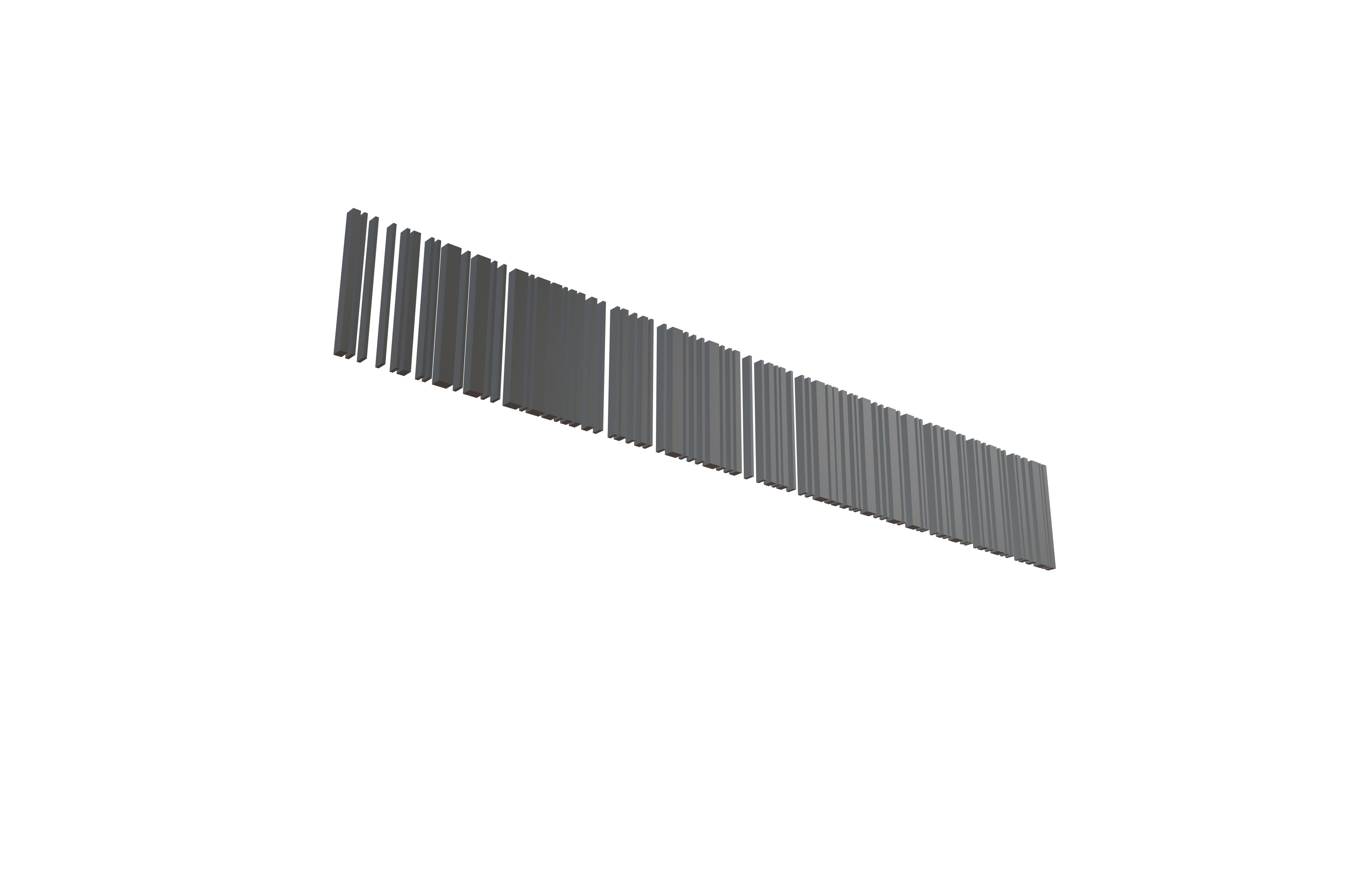 Bar Code v1 001 Low-poly 3D model_3