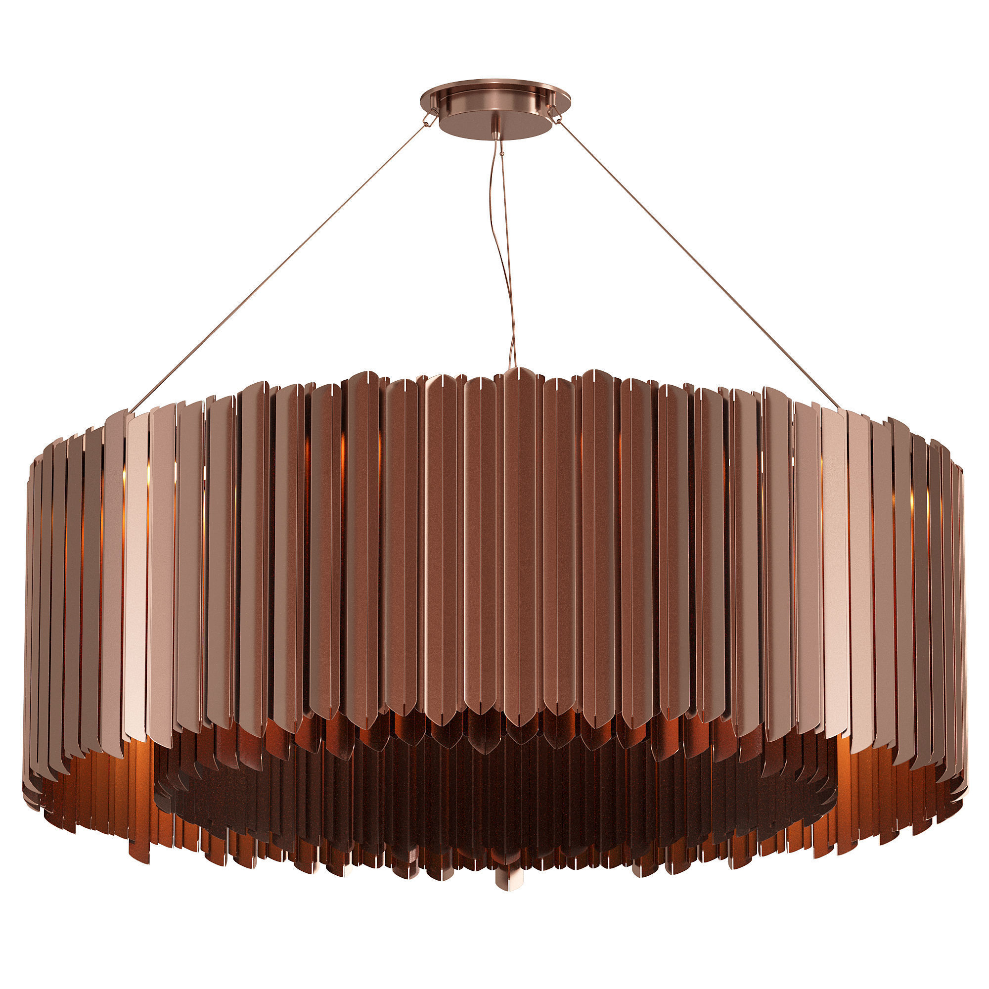 tom kirk facet chandelier 3D model_2