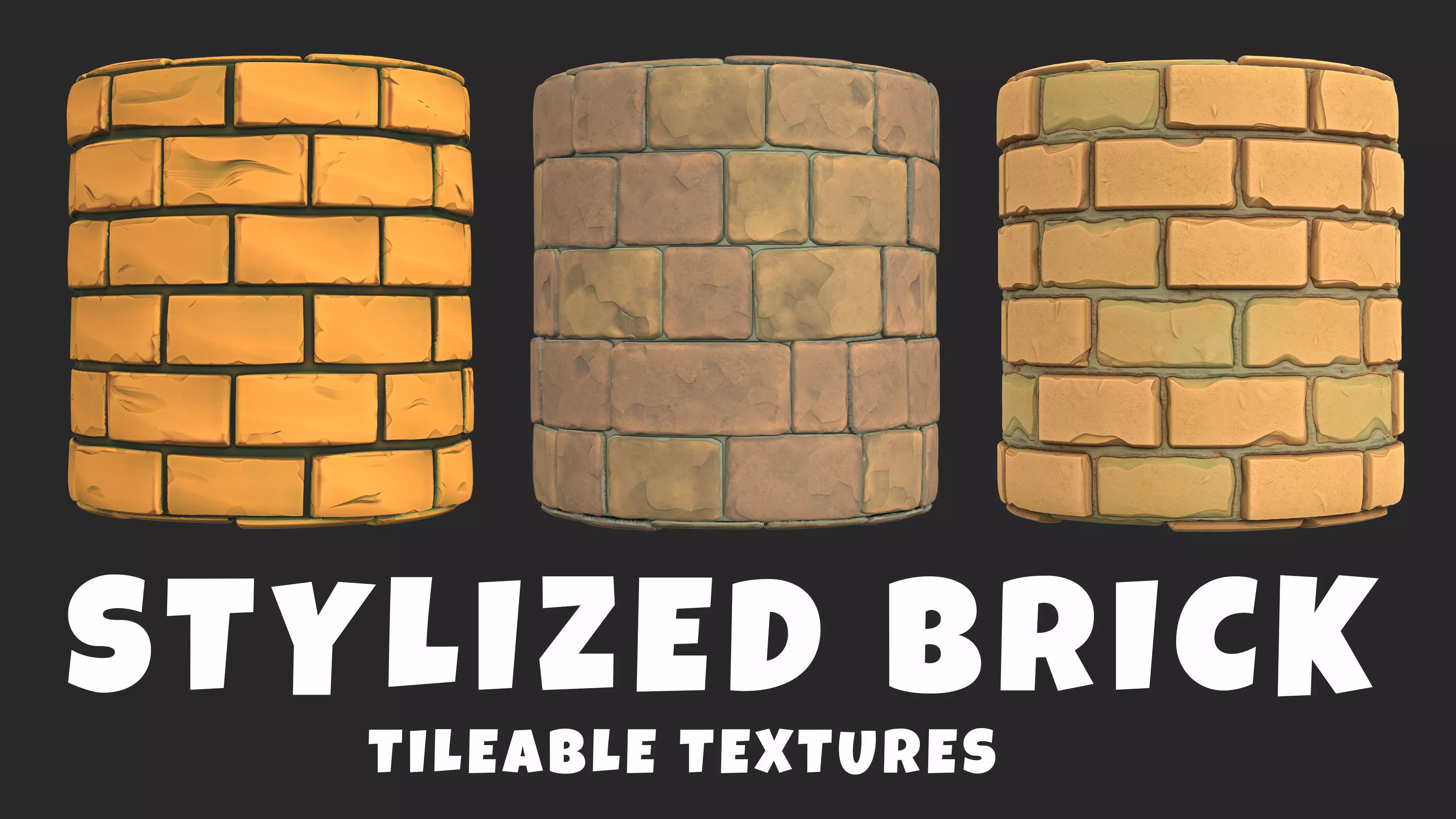 Stylized Brick Tileable Textures Texture_0