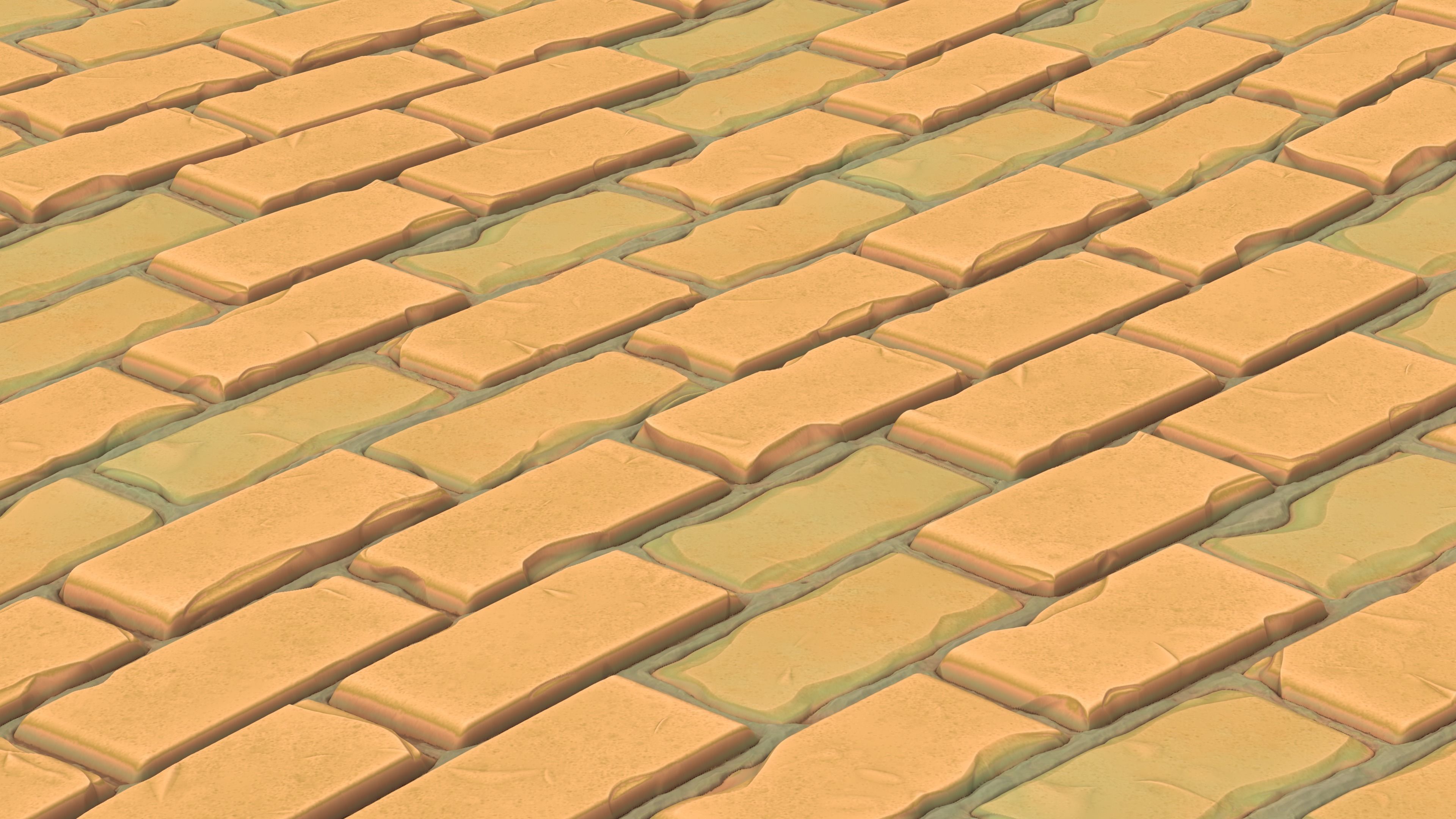 Stylized Brick Tileable Textures Texture_4