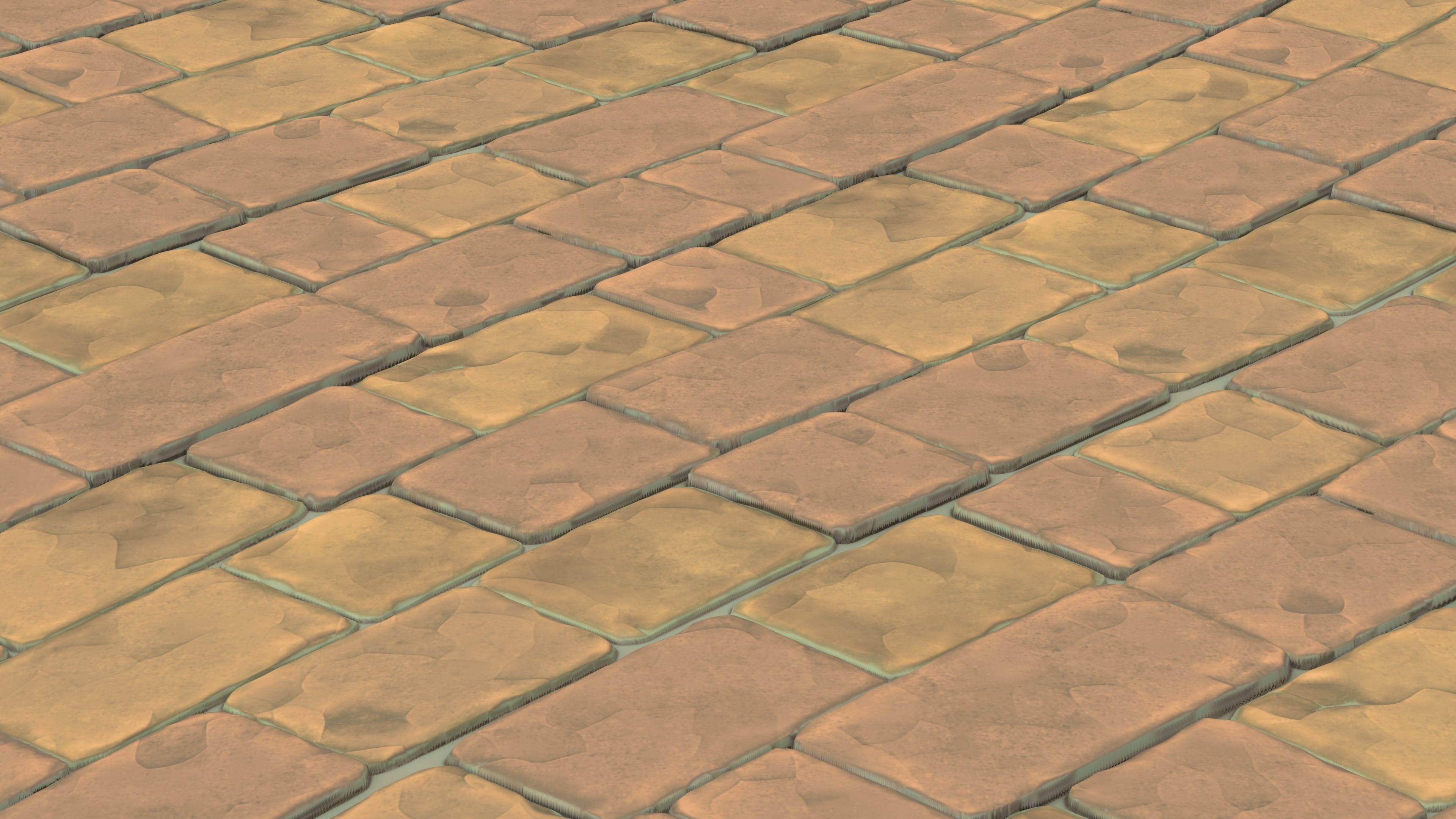 Stylized Brick Tileable Textures Texture_5