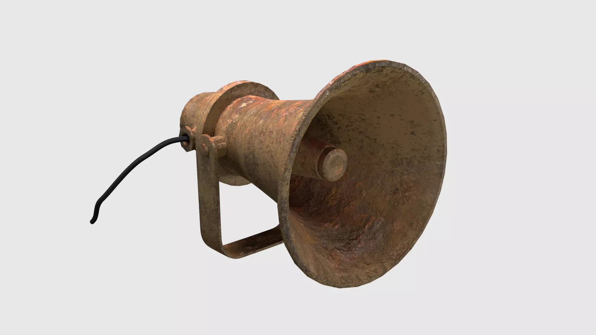 Alarm Sirene Old Low-poly 3D model