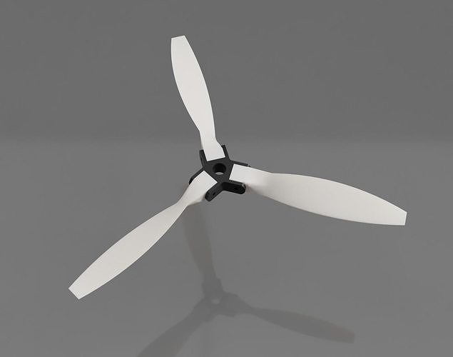  Foldable 3-Blade Propeller 8x4 Clark Y 3D print model