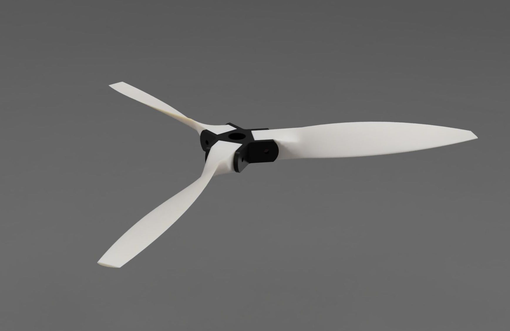 Foldable 3-Blade Propeller 8x4 Clark Y 3D print model_3