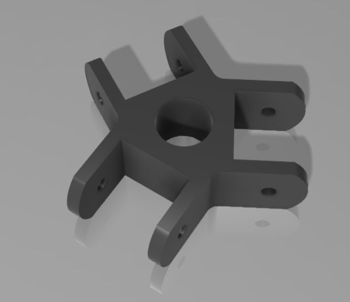 Foldable 3-Blade Propeller 8x4 Clark Y 3D print model_9