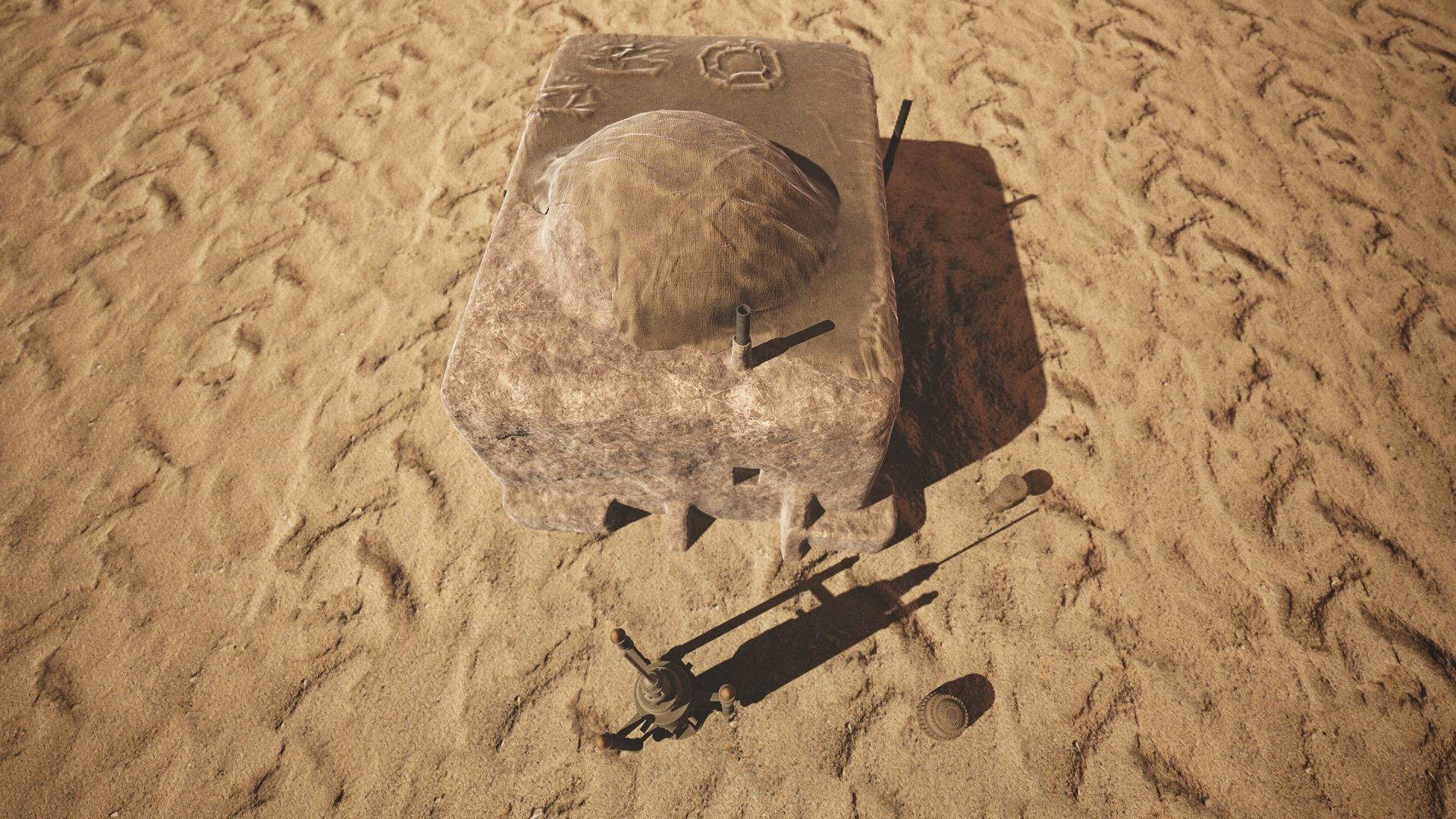 Abandoned house of Ben Kenobi PBR low-poly game ready Low-poly 3D model_14