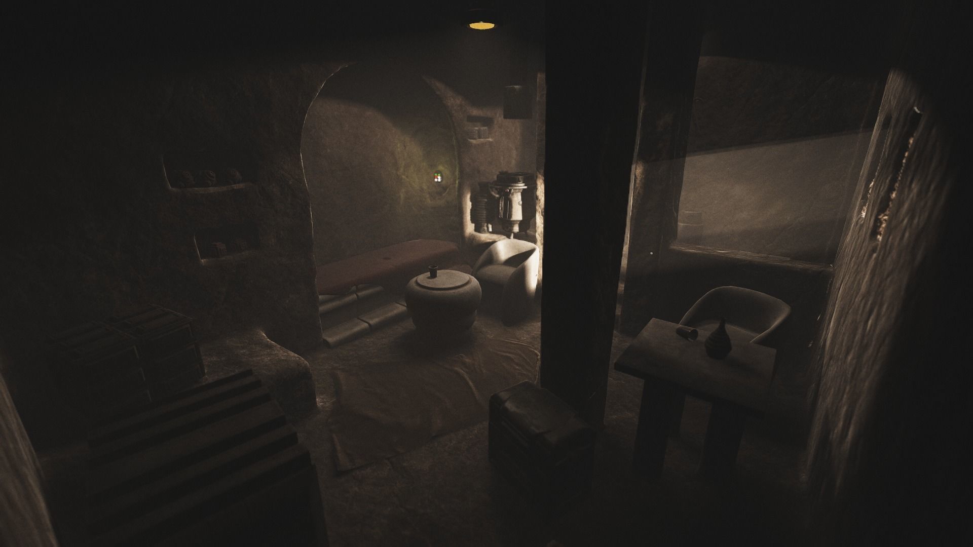 Abandoned house of Ben Kenobi PBR low-poly game ready Low-poly 3D model_6