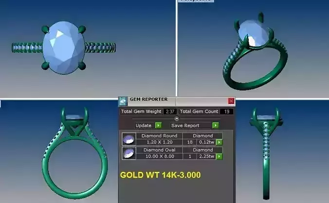 oval solitaire engagement ring