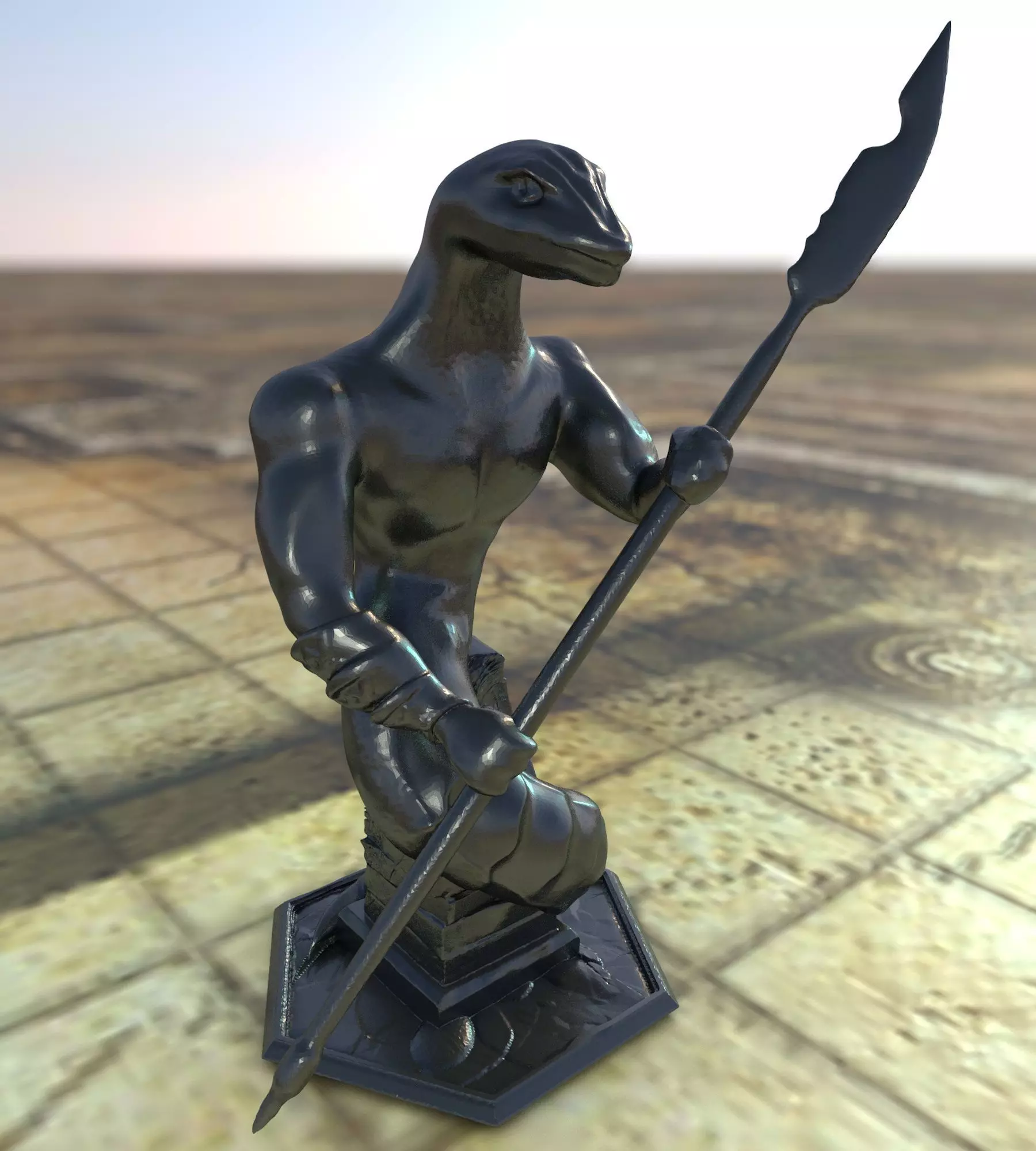 Dungeons and Dragons Yuan-ti Abomination 3D print model 3D print model