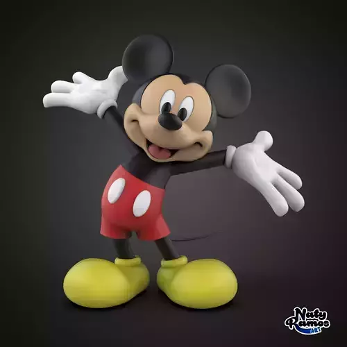 Mickey Mouse 3D print model