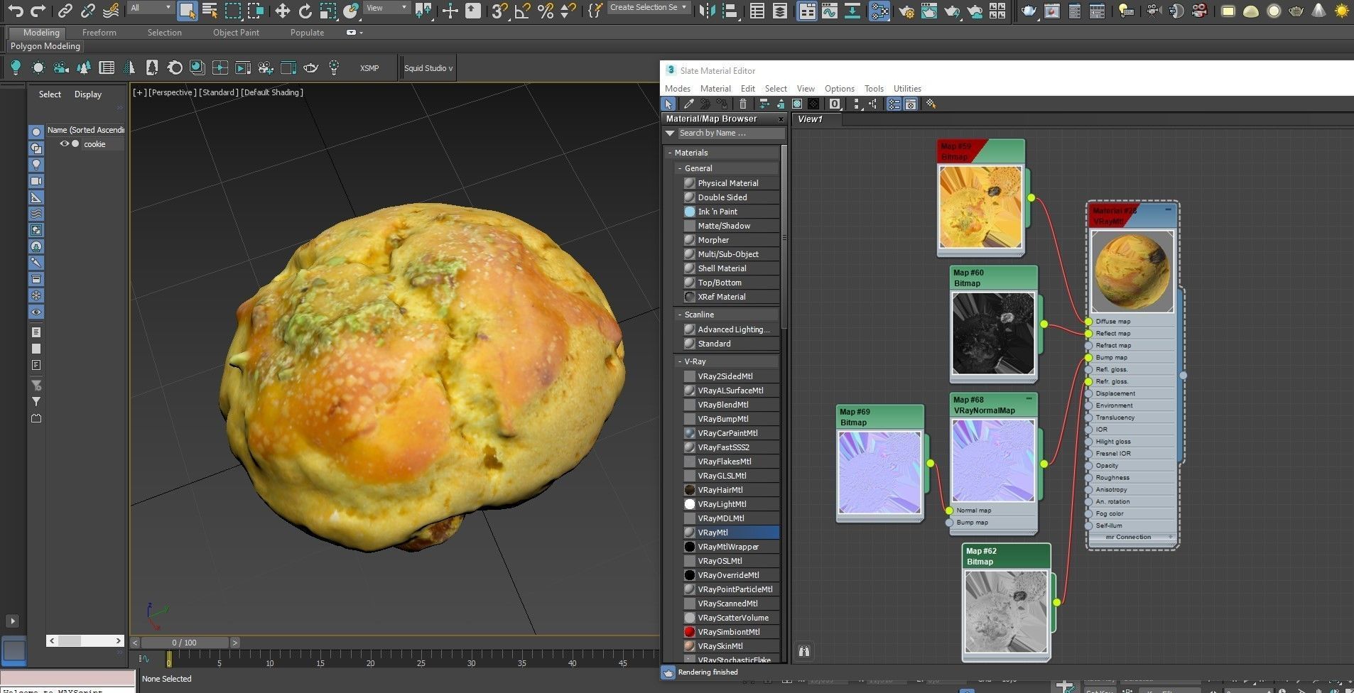 Cookie 09 Low-poly 3D model_23