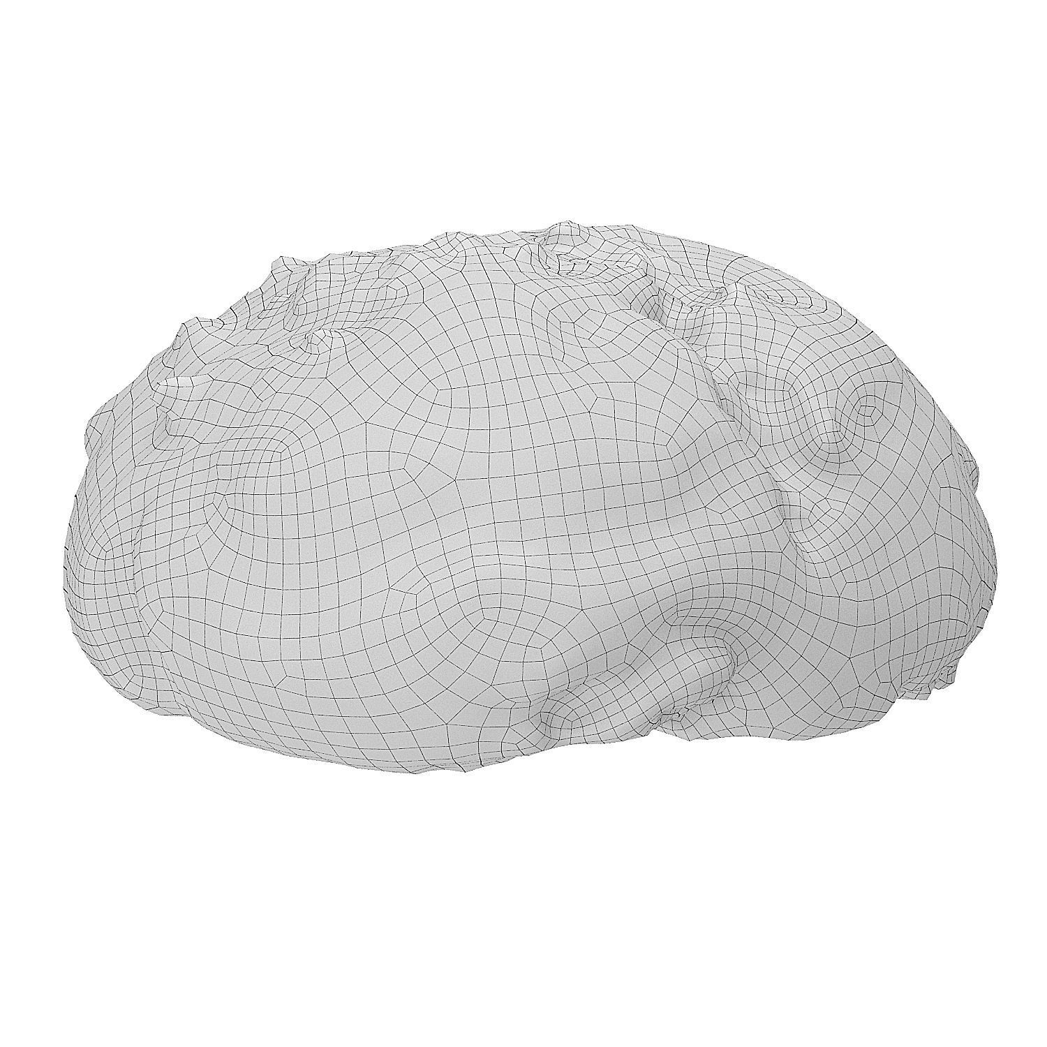 Cookie 09 Low-poly 3D model_16