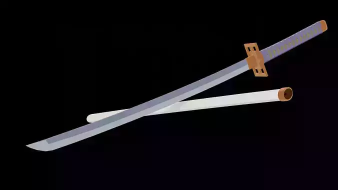 Senbonzakura Sword Model Free 3D model