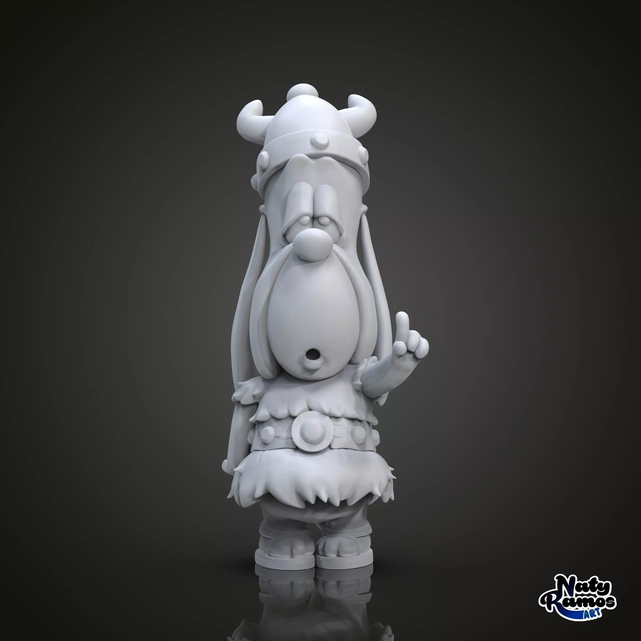DROOPY VIKING 3D print model_5