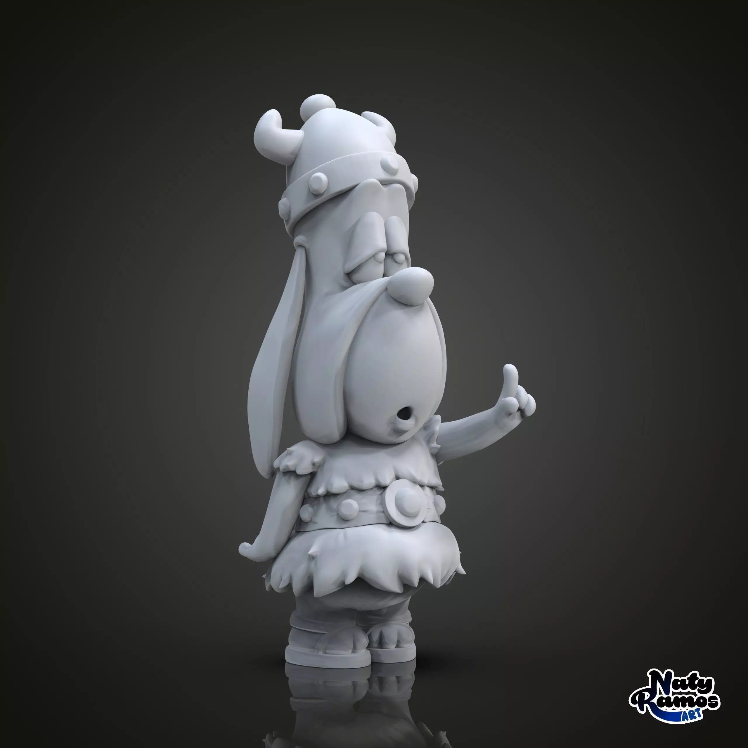 DROOPY VIKING 3D print model_6