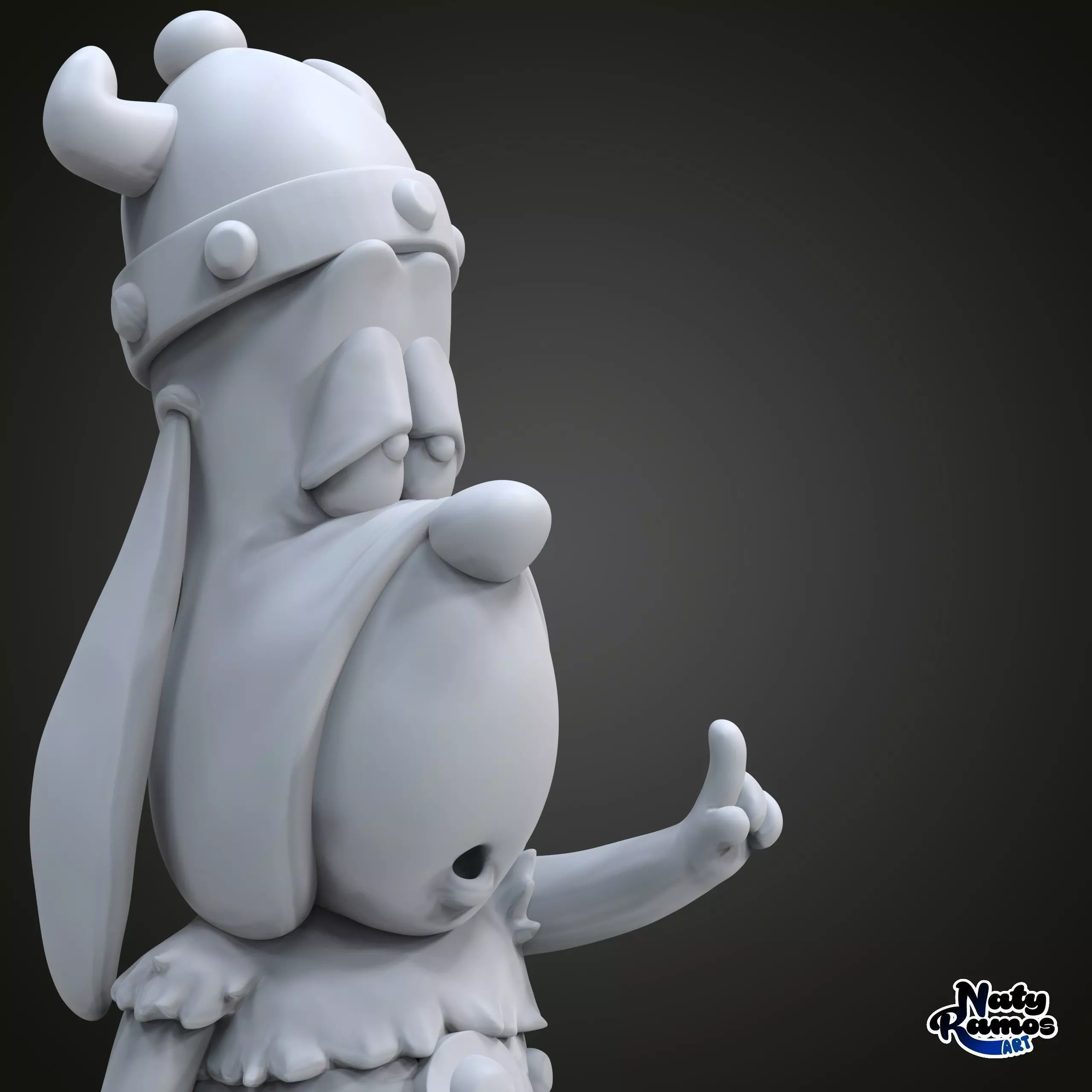DROOPY VIKING 3D print model_10