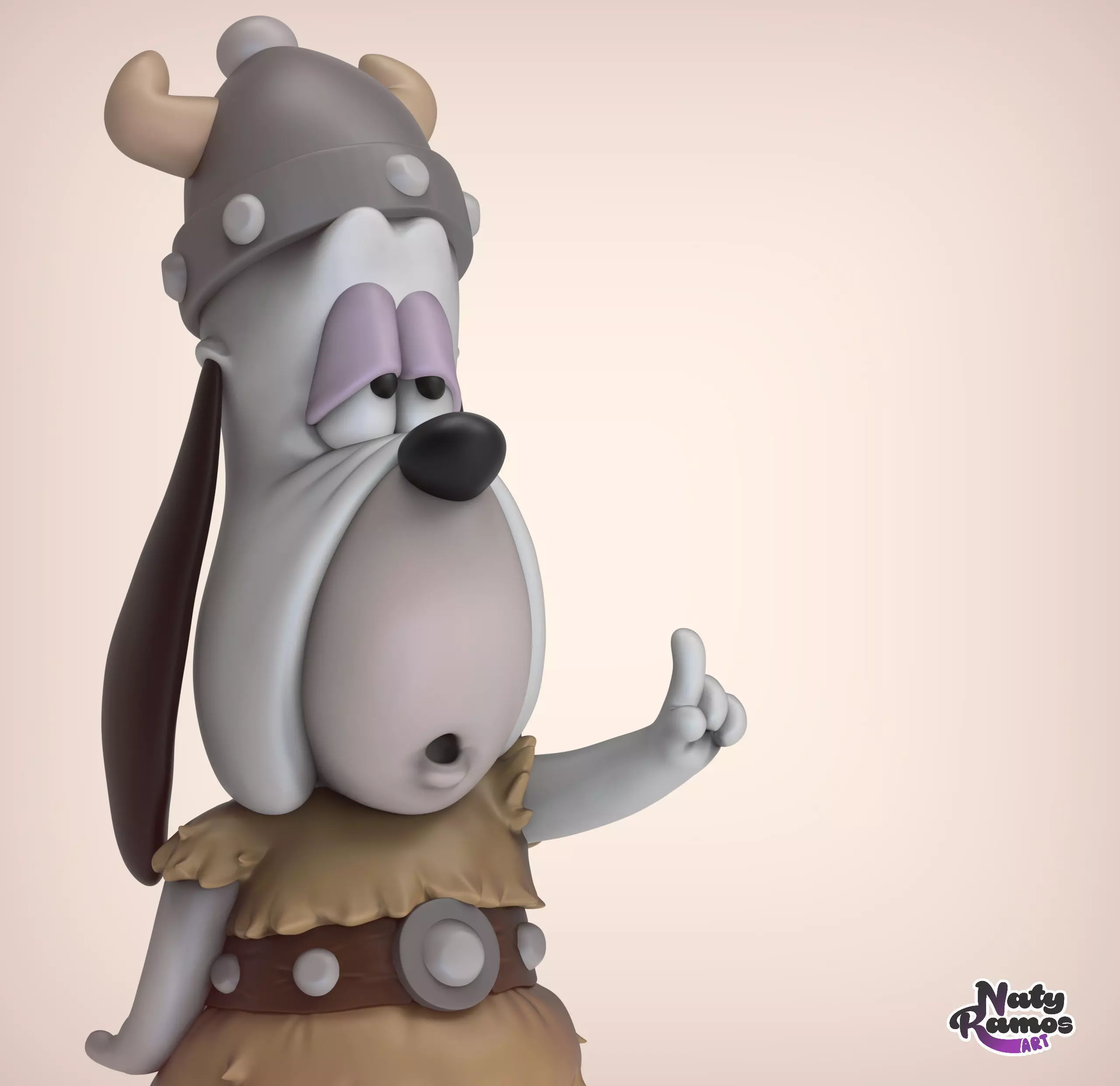 DROOPY VIKING 3D print model_4