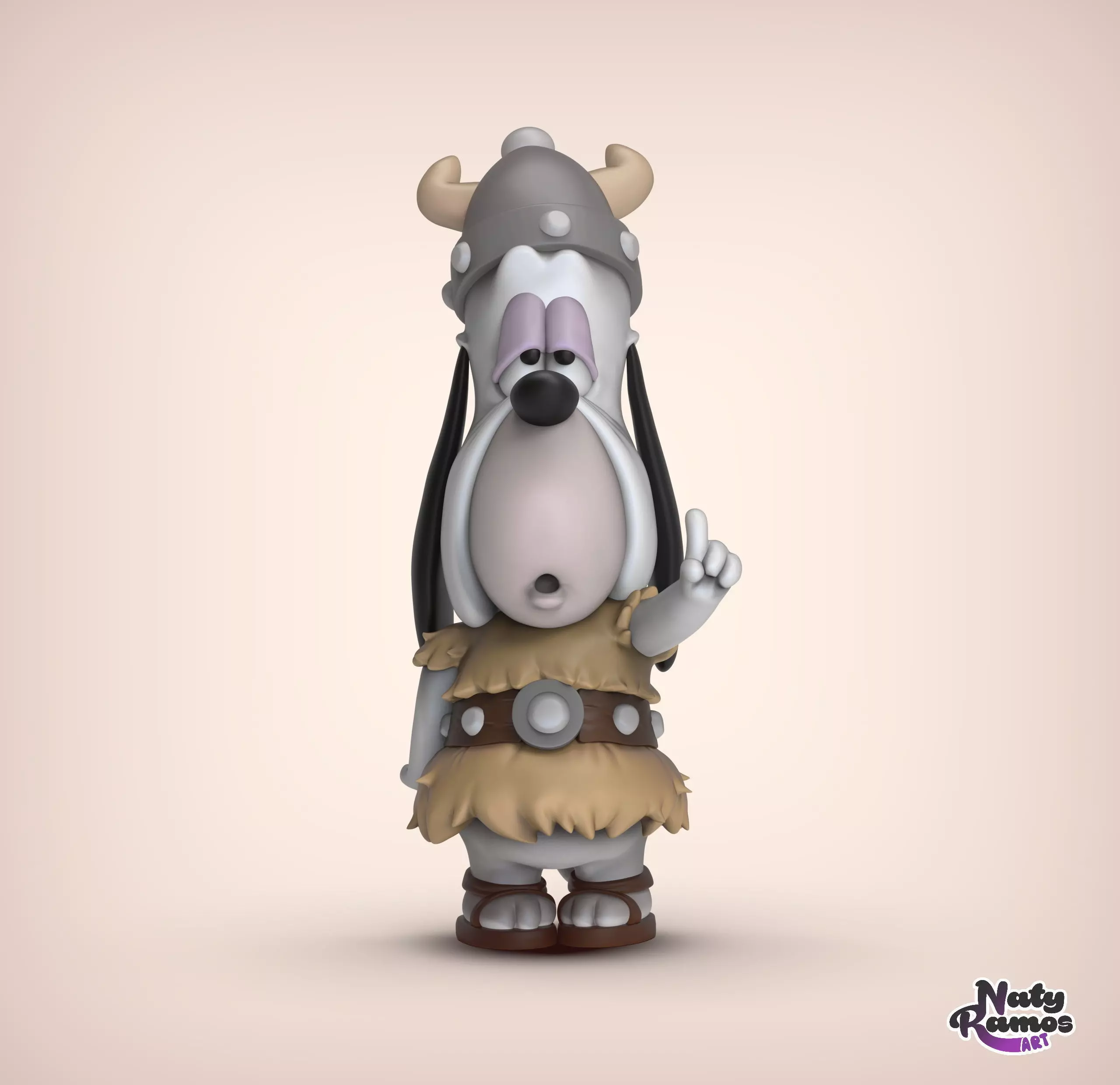 DROOPY VIKING 3D print model_0