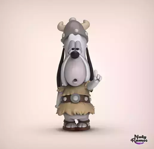 DROOPY VIKING 3D print model
