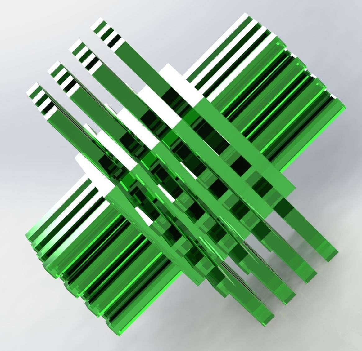 Magic cube with heatsink rays 3D model 3D printable | CGTrader