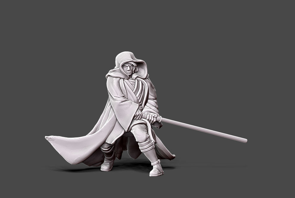 Dark adept - 35mm scale 3D print model_7