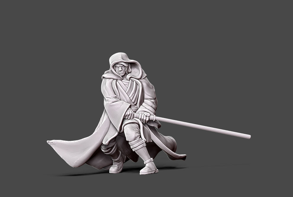 Dark adept - 35mm scale 3D print model_6