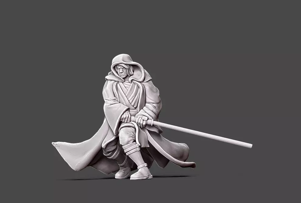 Dark adept - 35mm scale 3D print model_0