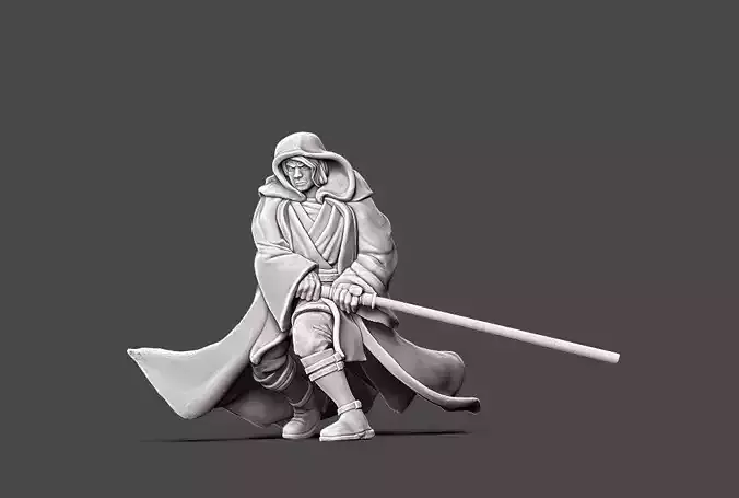 Dark adept - 35mm scale 3D print model