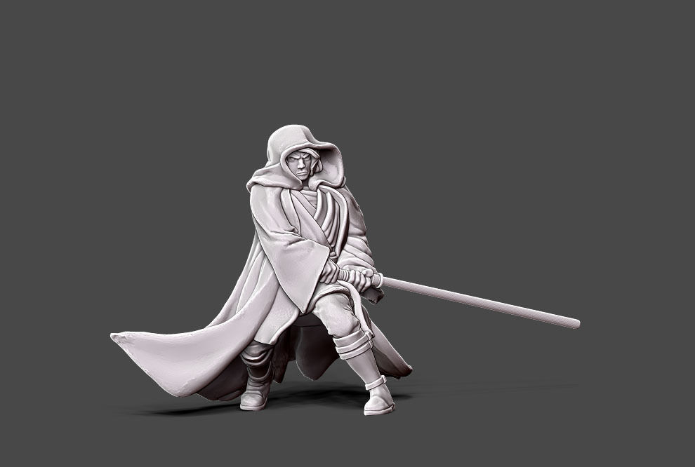 Dark adept - 35mm scale 3D print model_5