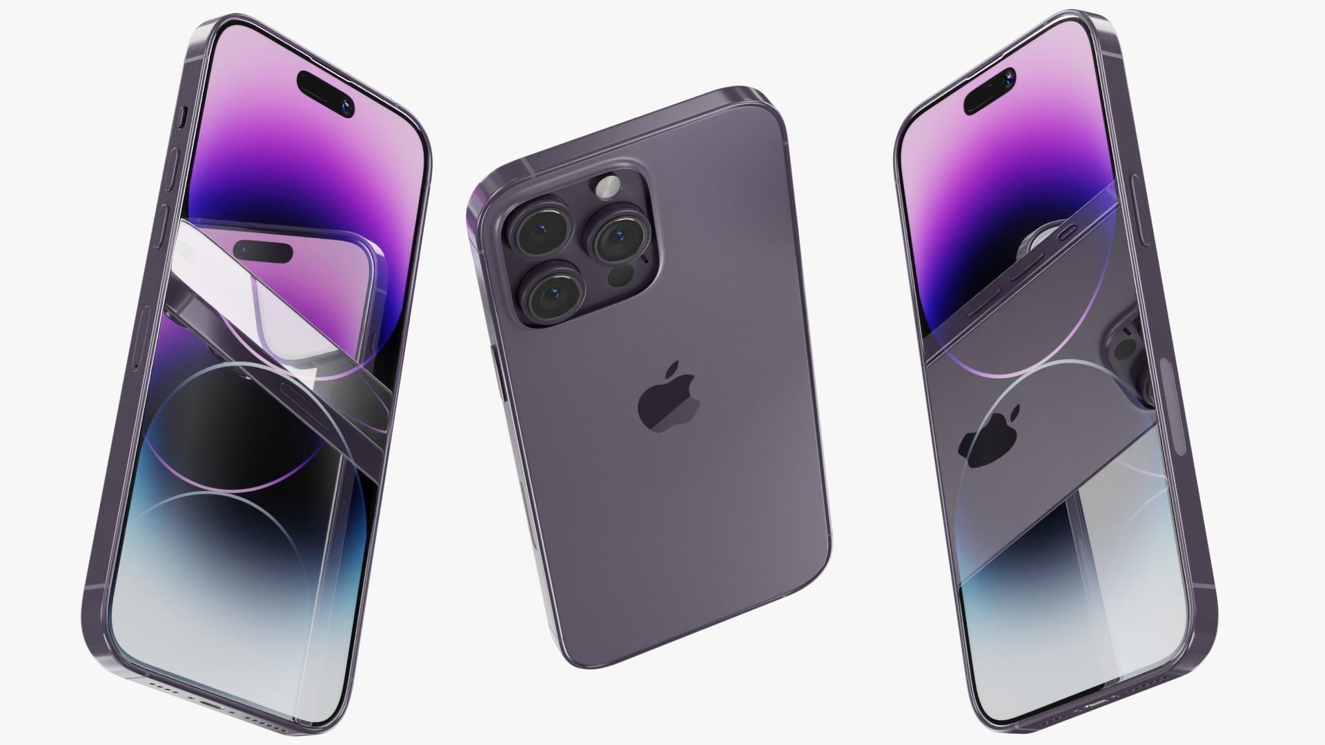 iPhone 14 Pro Max Deep Purple 3D model_4