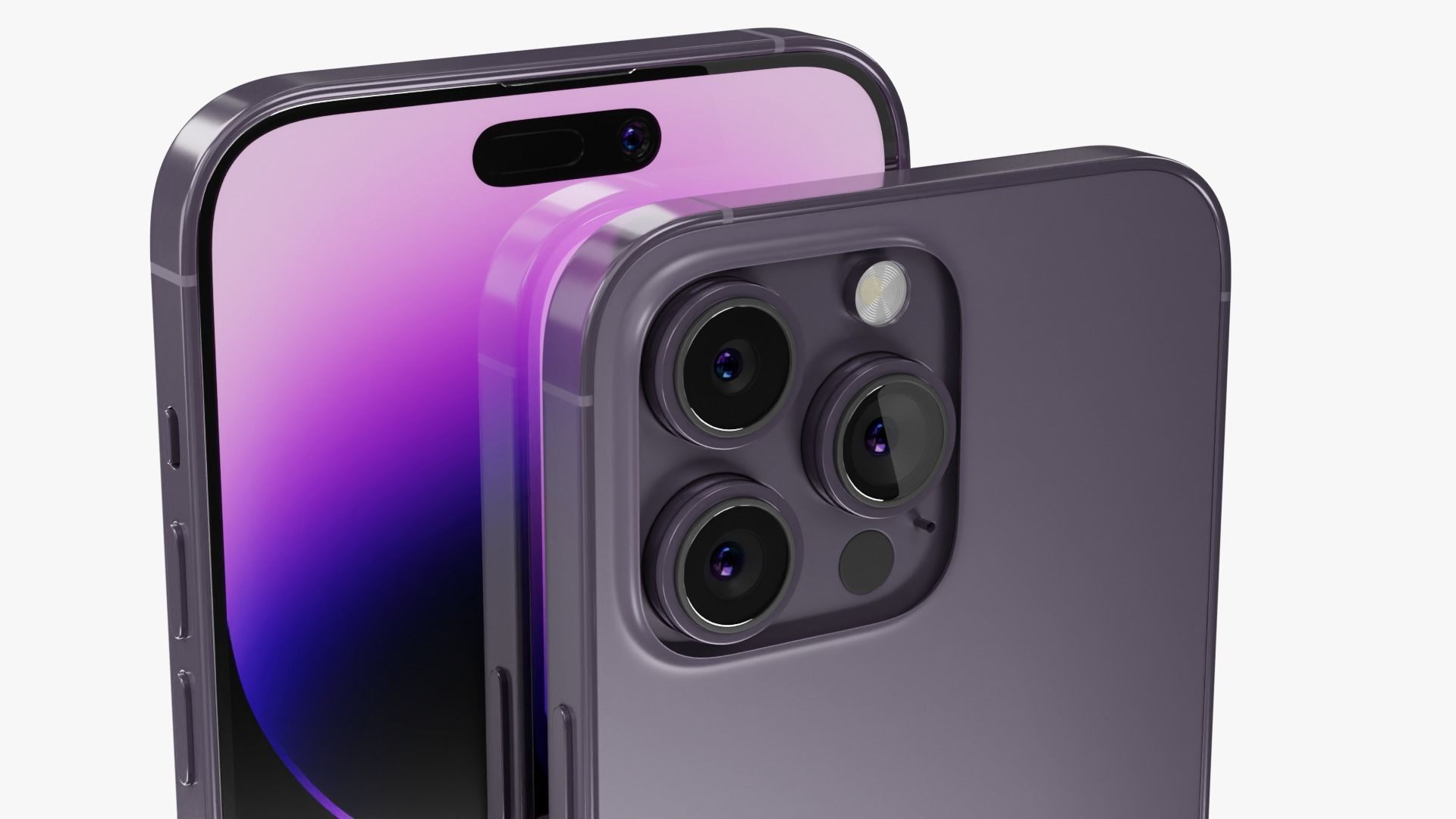 iPhone 14 Pro Max Deep Purple 3D model_9