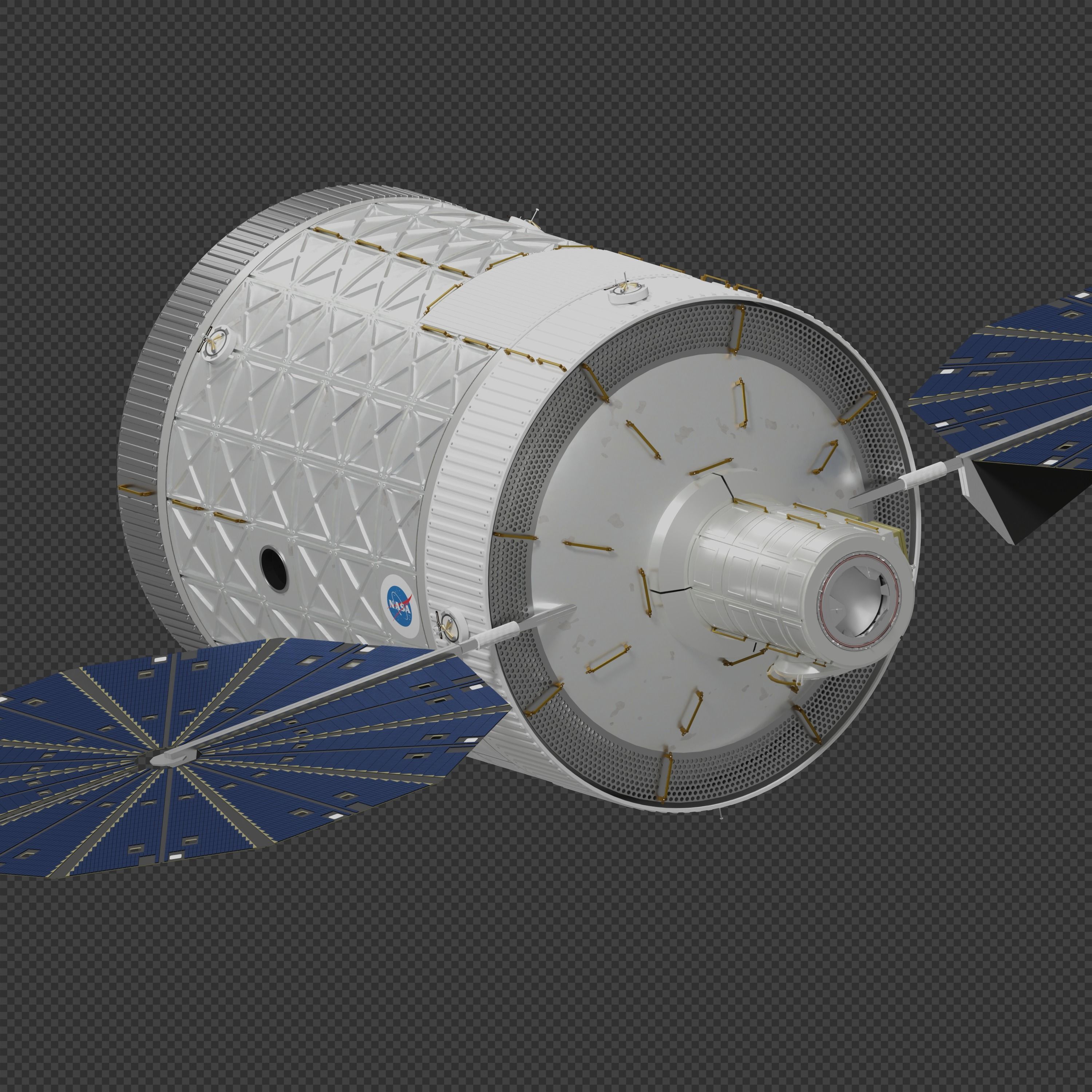 MSFC 7 Meter Habitat Module 3D model | CGTrader