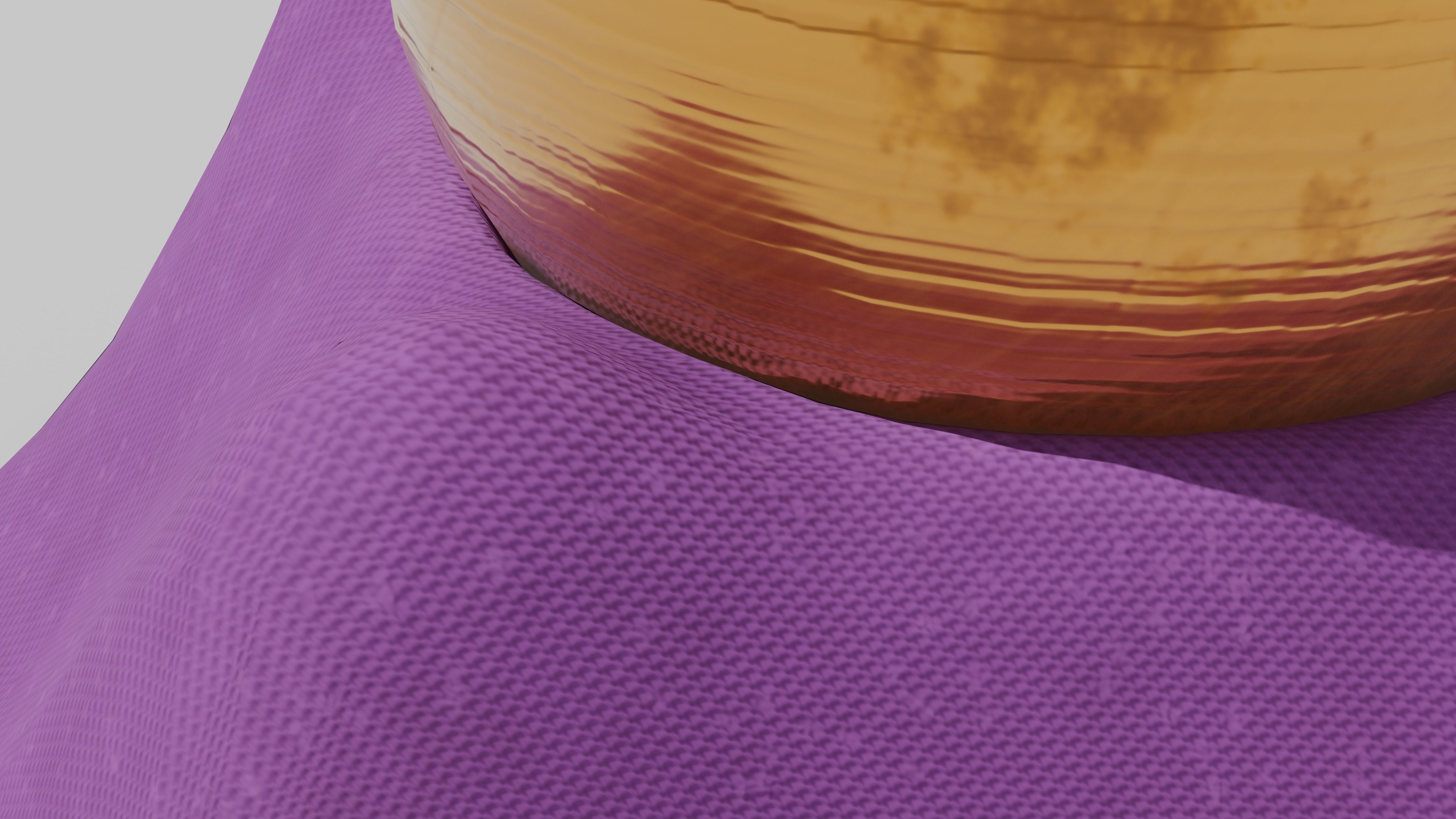 Japanese Furniture Kit - golden ball Low-poly 3D model_4