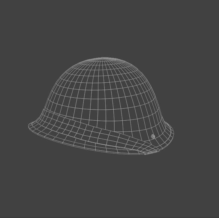 Mk III Turtle helmet Low-poly 3D model_5