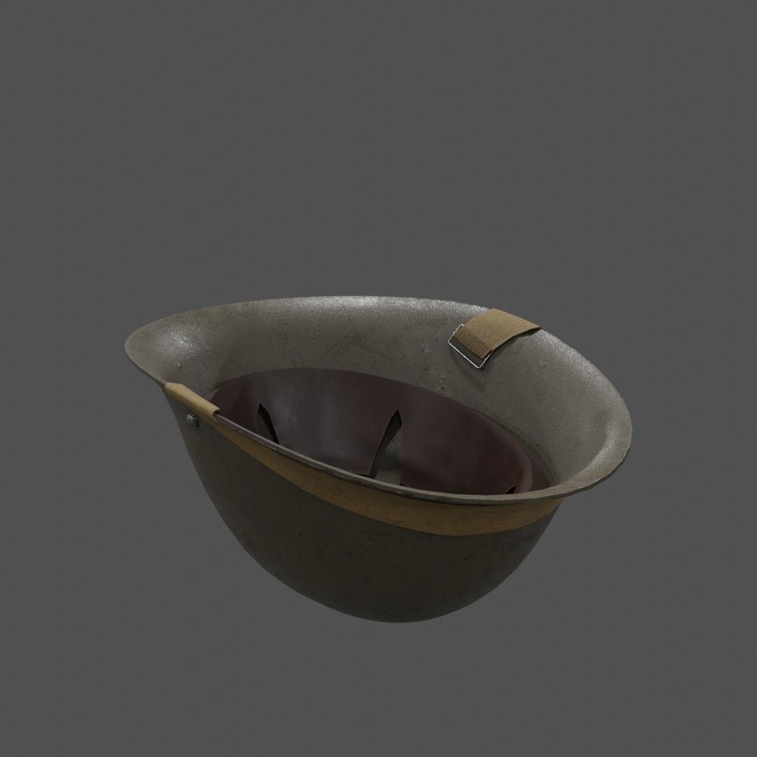 Mk III Turtle helmet Low-poly 3D model_11