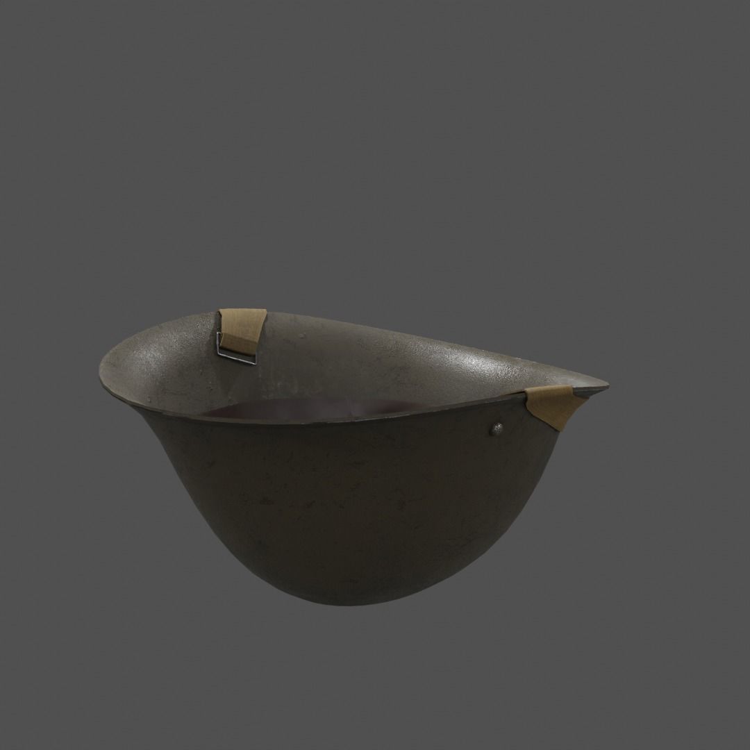 Mk III Turtle helmet Low-poly 3D model_12