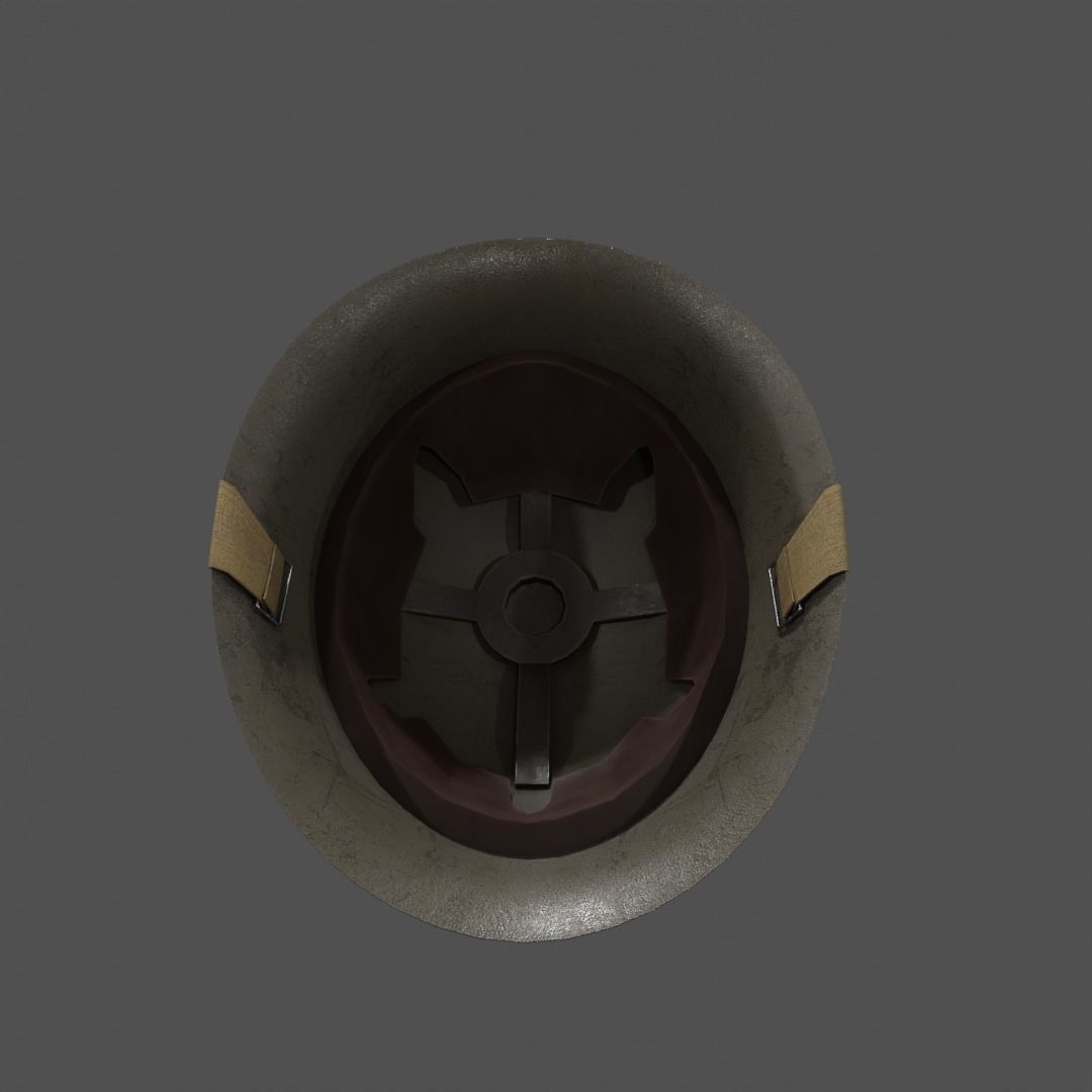 Mk III Turtle helmet Low-poly 3D model_4