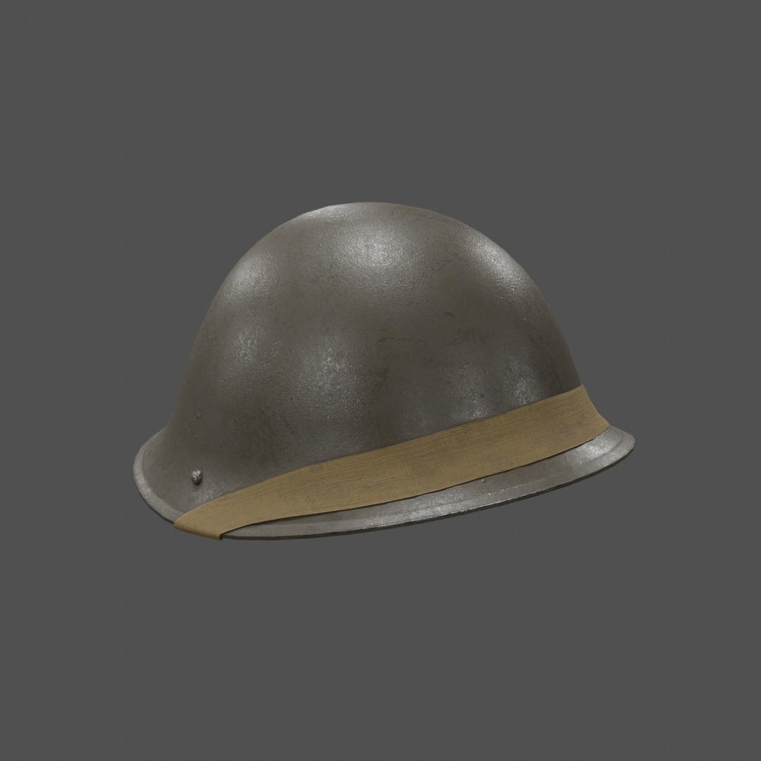 Mk III Turtle helmet Low-poly 3D model_1