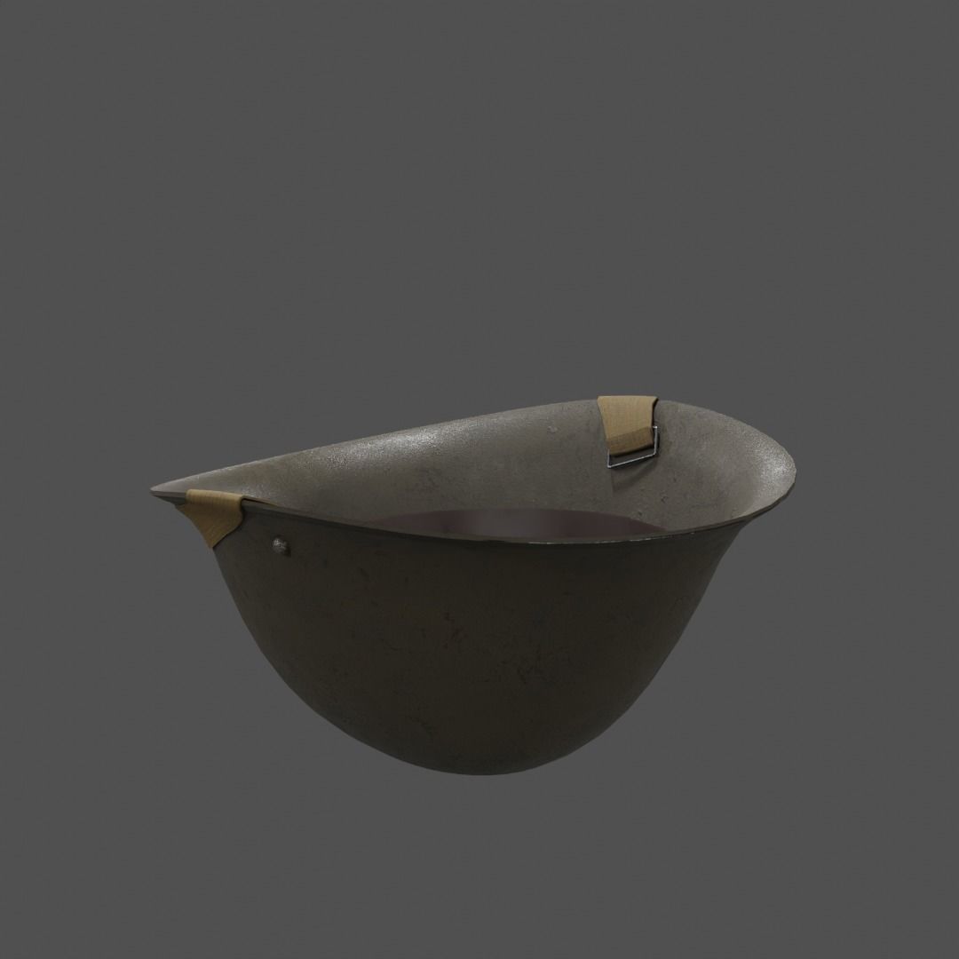Mk III Turtle helmet Low-poly 3D model_13