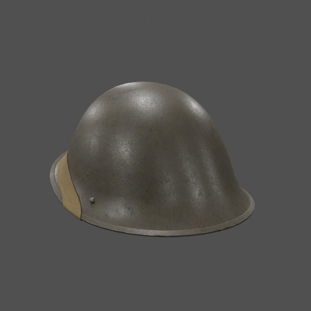 Mk III Turtle helmet Low-poly 3D model_3