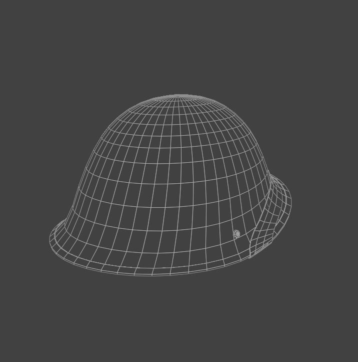 Mk III Turtle helmet Low-poly 3D model_7