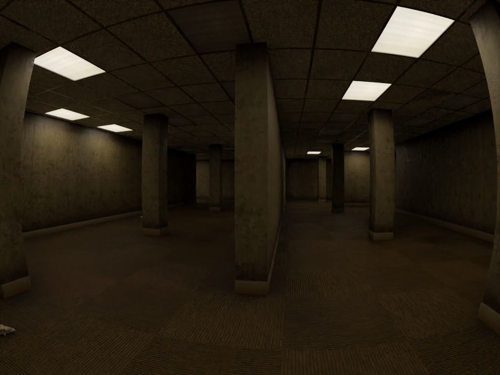 Horror Maze Office Game Environment Low-poly 3D model_13